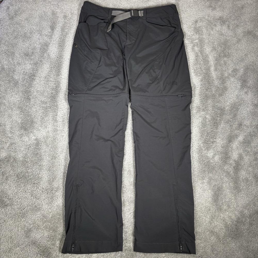 The North Face Paramount 3.0 Pants Mens 33 Convertible Gray Nylon Performance